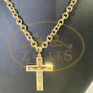 Tauco Chain with Cross pendant  18"