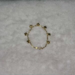Paperclip with Heart Charm Size 7"